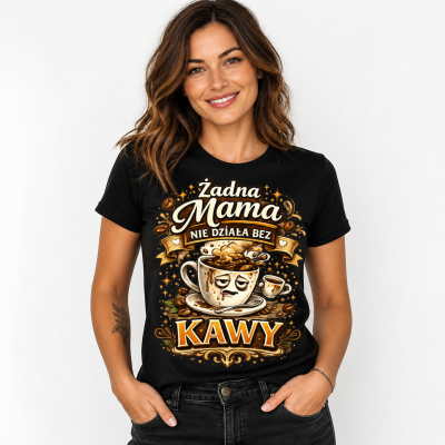 Koszulka na dzień mamy Mama bez kawy